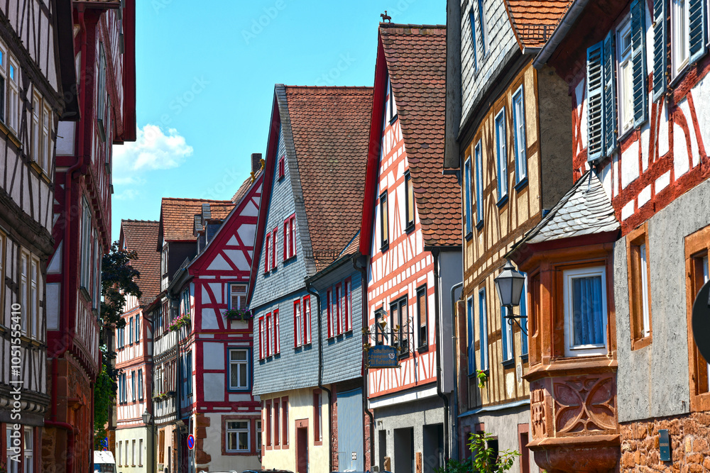 Fototapeta premium Die Altstadt von Büdingen in Hessen