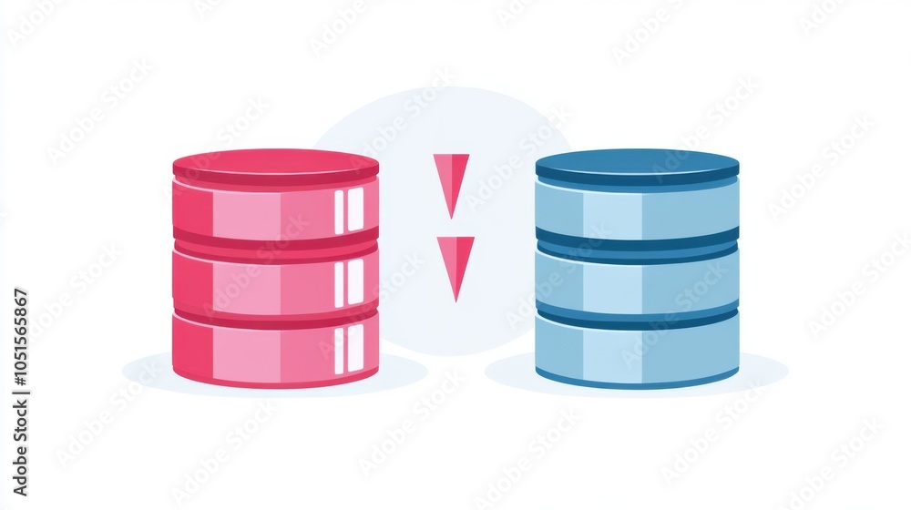 SQL vs NoSQL: Conceptual graphic comparing SQL and NoSQL databases, with use cases SQL vs NoSQL: Conceptual graphic comparing SQL and NoSQL databases, with use cases