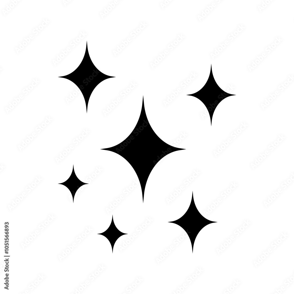 Shine icon. Twinkle star icon. Clean star icon. Shine icon. Twinkle star icon. Clean star icon.
