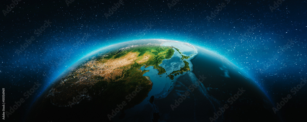 Obraz premium Planet Earth - Asia