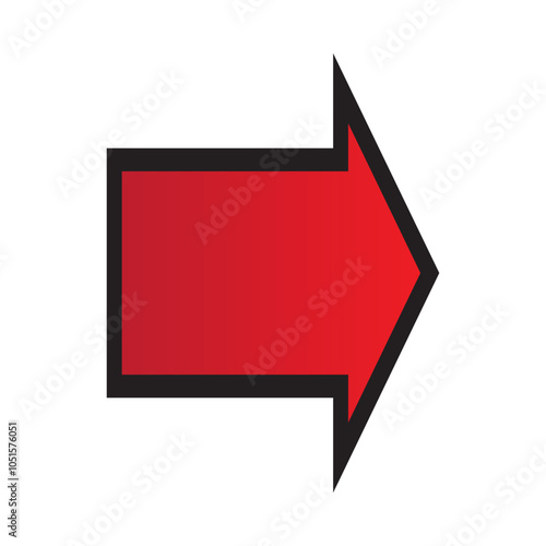 Arrow icon. flat style Arrow symbol. simple Arrow icon on a white background.