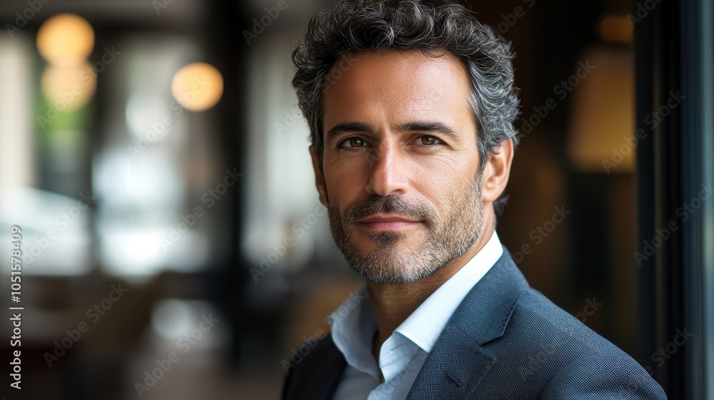 Middle-aged French man with a business suit and a confident look. Middle-aged French man with a business suit and a confident look.