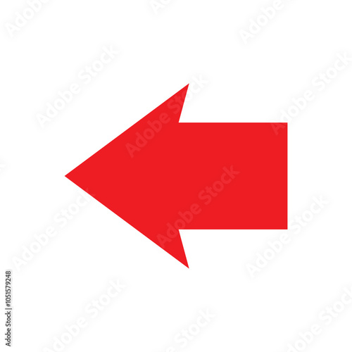 Arrow icon. flat style Arrow symbol. simple Arrow icon on a white background.