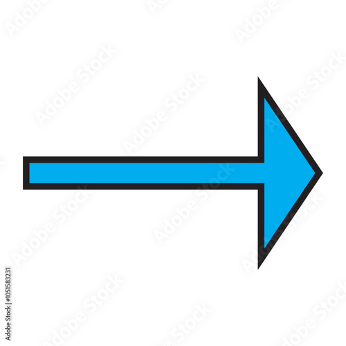 Arrow icon. flat style Arrow symbol. simple Arrow icon on a white background.