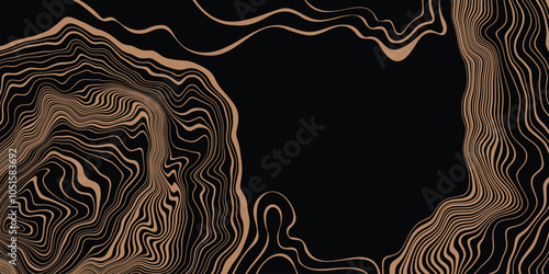 Wood texture frame, wood plank, dark background, vector design	