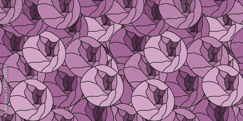 Summer Flowers seamless pattern with pink Peony. Floral endless background can used bed linen dress fabric print. Vector floral wall decor. EPS 10