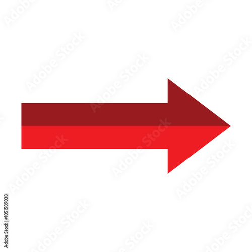 Arrow icon. flat style Arrow symbol. simple Arrow icon on a white background.