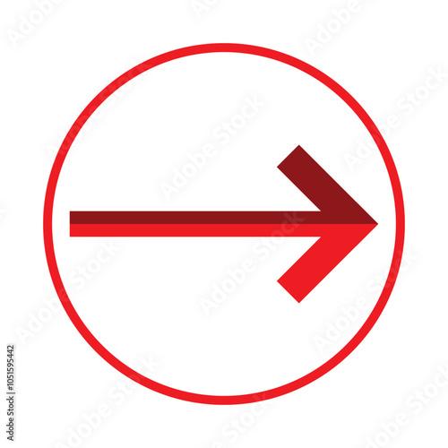 Arrow icon. flat style Arrow symbol. simple Arrow icon on a white background.