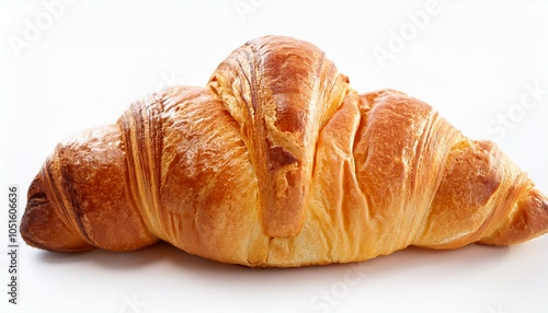 croissant on white background