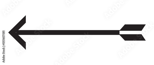 Arrow icon. flat style Arrow symbol. simple Arrow icon on a white background.