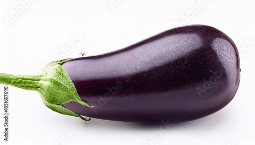 eggplants isolated on white background