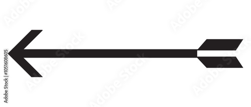 Arrow icon. flat style Arrow symbol. simple Arrow icon on a white background.