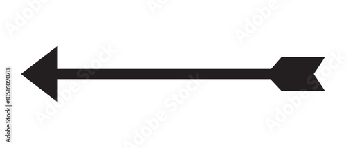 Arrow icon. flat style Arrow symbol. simple Arrow icon on a white background.