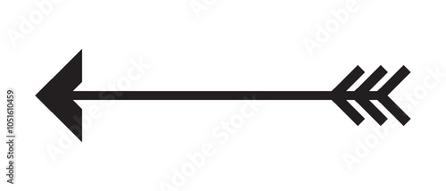 Arrow icon. flat style Arrow symbol. simple Arrow icon on a white background.