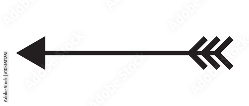 Arrow icon. flat style Arrow symbol. simple Arrow icon on a white background.