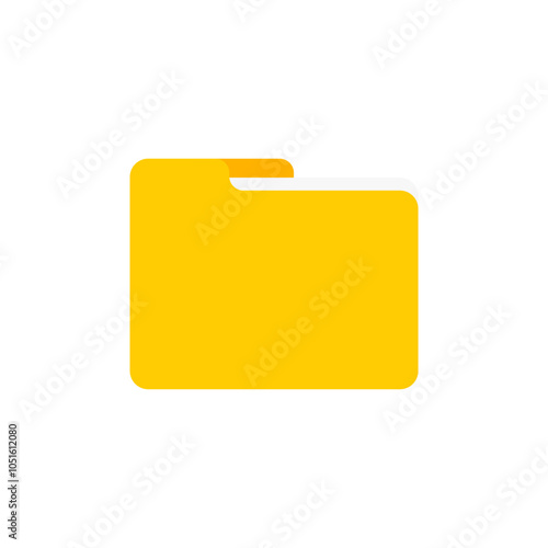 open folder icon. Folder with documents, flat design icon vector illustration for website design logo application dictionary access