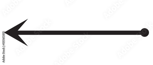 Arrow icon. flat style Arrow symbol. simple Arrow icon on a white background.