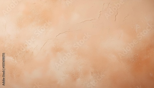 Warm Earthy Plaster Wall Texture Background with Cracked and Textured Details in Peach and Beige Tones. Ideal for Modern Minimalist Decor, Digital Artwork Backgrounds, and Branding Concepts