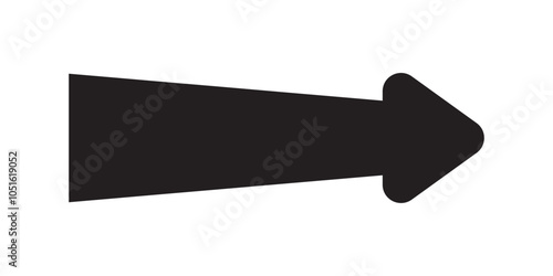 Arrow icon. flat style Arrow symbol. simple Arrow icon on a white background.