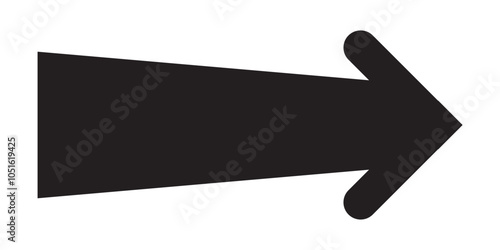 Arrow icon. flat style Arrow symbol. simple Arrow icon on a white background.