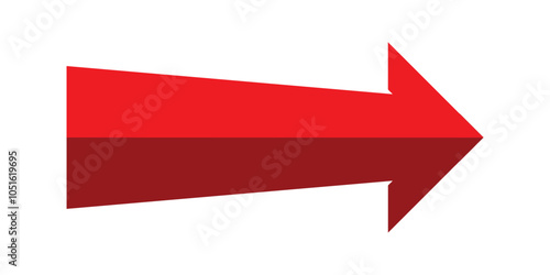 Arrow icon. flat style Arrow symbol. simple Arrow icon on a white background.