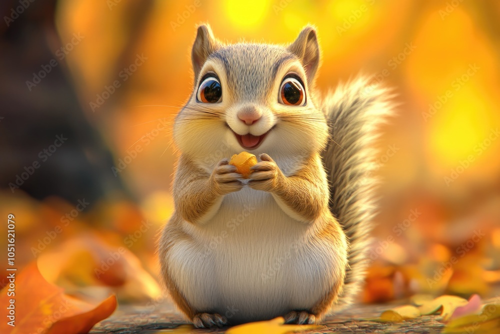 A squirrel sits on a log, enjoying a snack A squirrel sits on a log, enjoying a snack