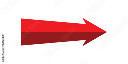 Arrow icon. flat style Arrow symbol. simple Arrow icon on a white background.