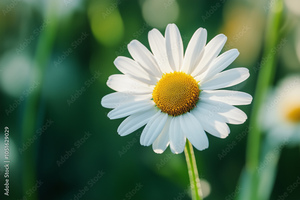 Obraz premium Delicate Daisy Bloom in Nature