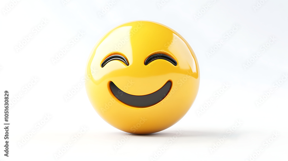 Fototapeta premium 3D face with music note