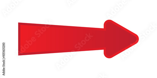 Arrow icon. flat style Arrow symbol. simple Arrow icon on a white background.