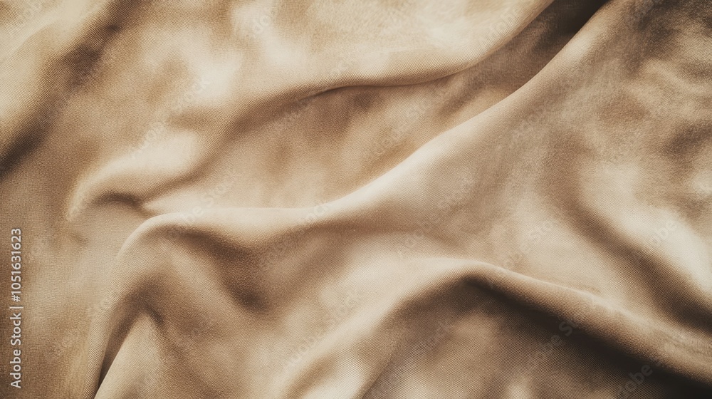 Close up of textured tan fabric, ideal background for design, craft, and art projects Close up of textured tan fabric, ideal background for design, craft, and art projects