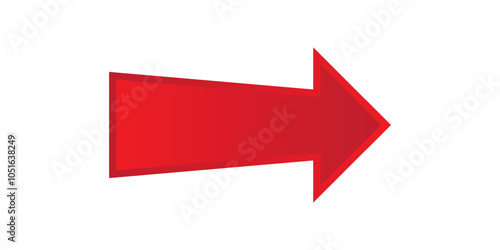 Arrow icon. flat style Arrow symbol. simple Arrow icon on a white background.