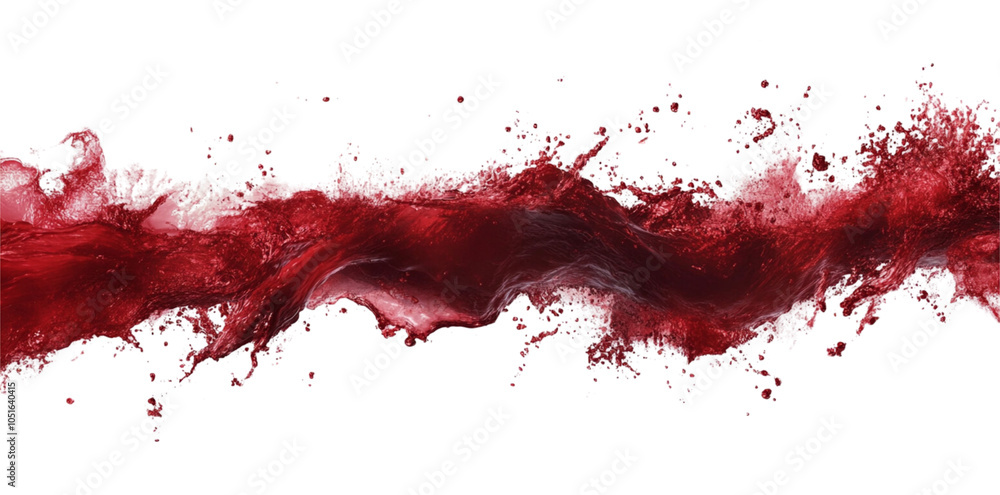 Red wine splash isolated on a white background Red wine splash isolated on a white background