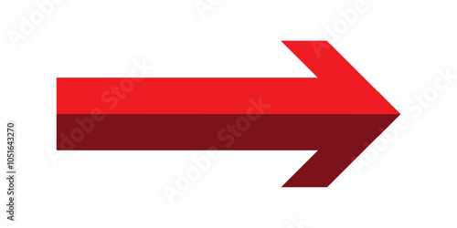 Arrow icon. flat style Arrow symbol. simple Arrow icon on a white background.