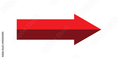 Arrow icon. flat style Arrow symbol. simple Arrow icon on a white background.