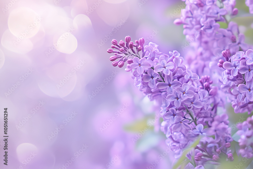 Soft Purple Lilacs in Bloom Soft Purple Lilacs in Bloom