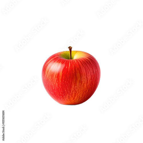 Apple on transparent background.