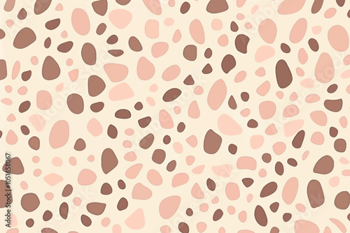 Abstract pink and brown pattern