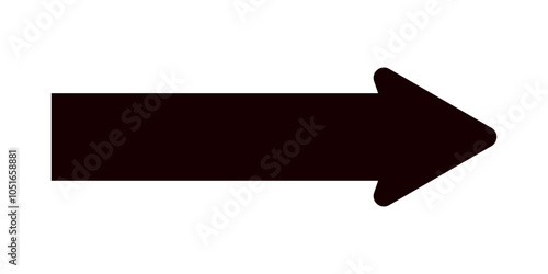 Arrow icon. flat style Arrow symbol. simple Arrow icon on a white background.