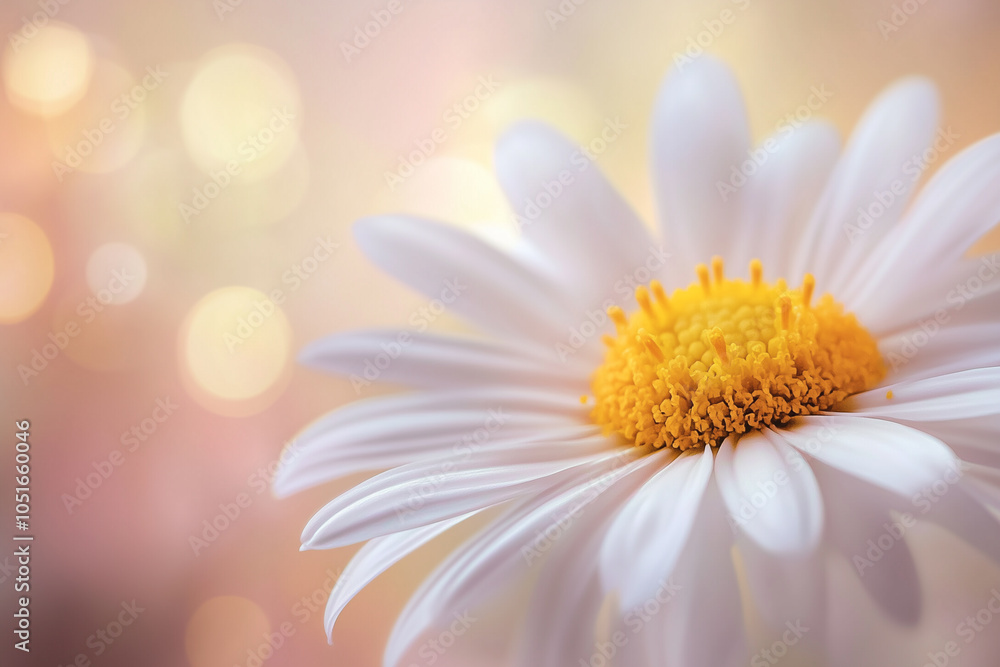 Soft Daisy Blossom in Sunlight Soft Daisy Blossom in Sunlight