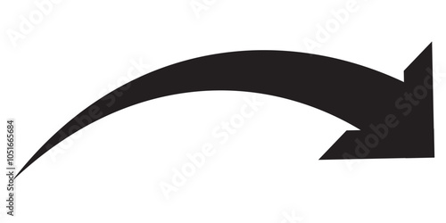 Arrow icon. flat style Arrow symbol. simple Arrow icon on a white background.