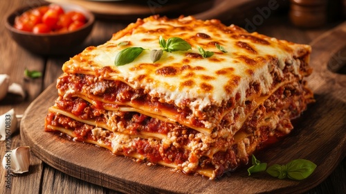 lasagna with tomato sauce