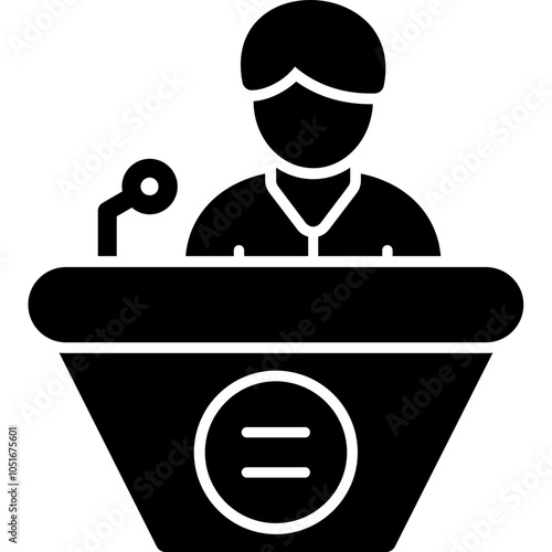 Public Speaking Icon