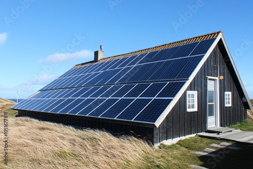 Wallpaper Mural solar panels on a roof Torontodigital.ca