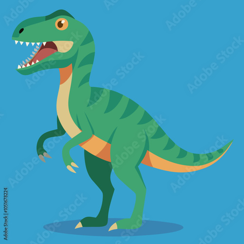 tyrannosaurus dinosaur vector illustration