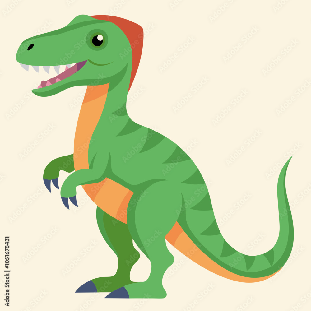 Fototapeta premium tyrannosaurus dinosaur vector illustration