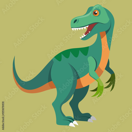 tyrannosaurus rex dinosaur vector