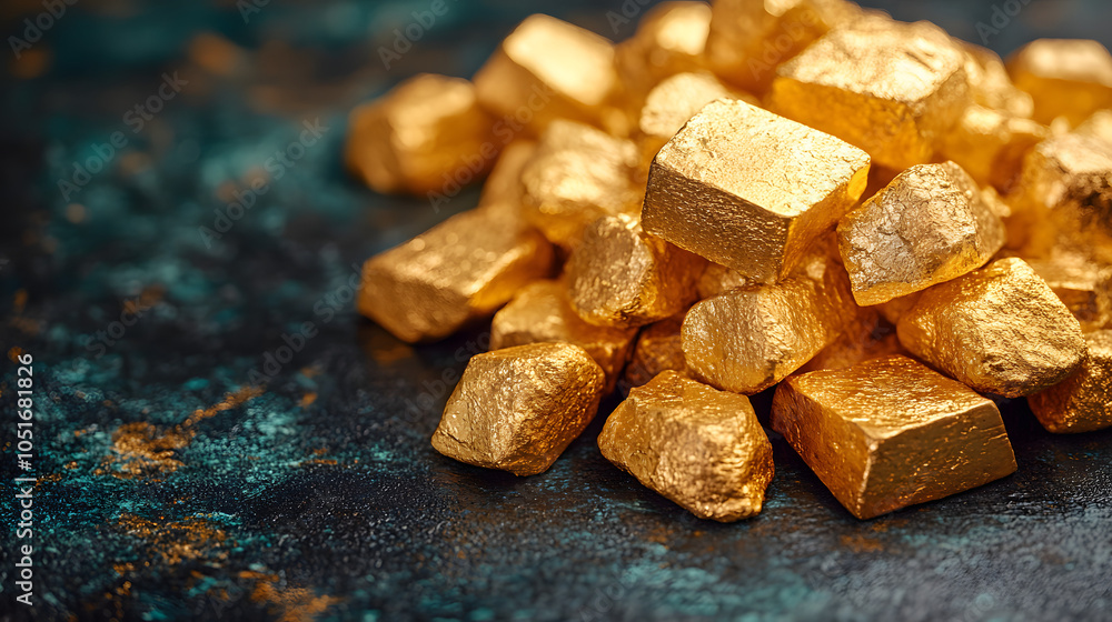 Gold Bars and Nuggets on Black Background – A Luxurious Display of Wealth and Prosperity
Gold Bars and Nuggets on Black Background – A Luxurious Display of Wealth and Prosperity