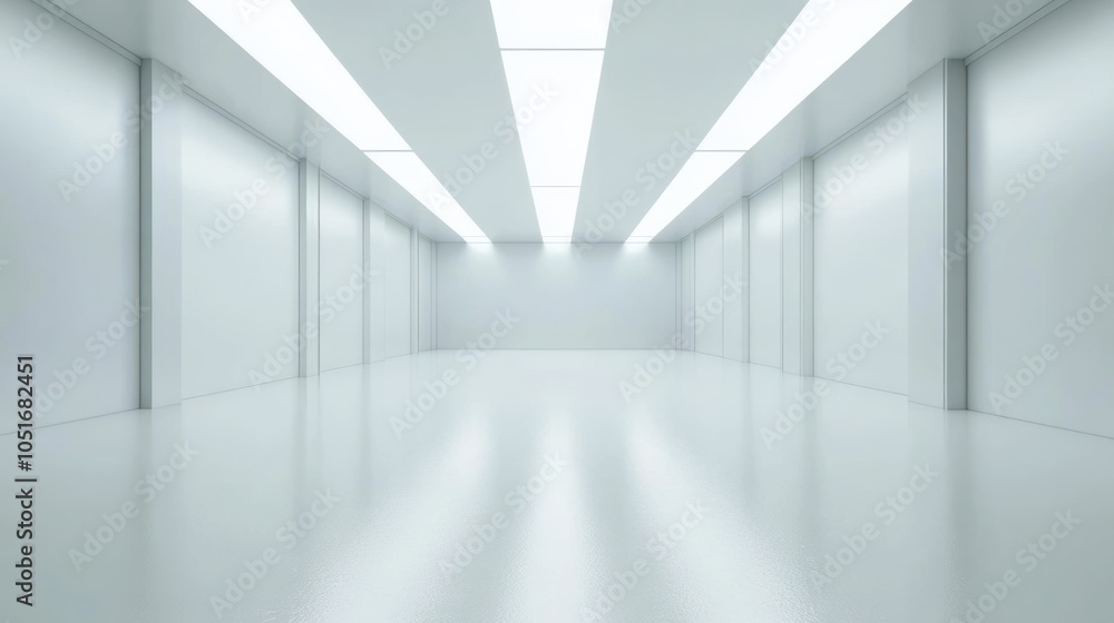 A minimalist, empty room with bright lighting and smooth, reflective surfaces. A minimalist, empty room with bright lighting and smooth, reflective surfaces.