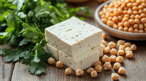 Tofu and Chickpeas photo